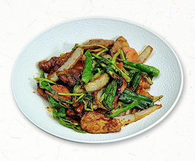 미나리 닭가슴살 꽈리고추볶음 이미지