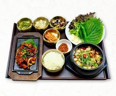제육불고기반상 이미지